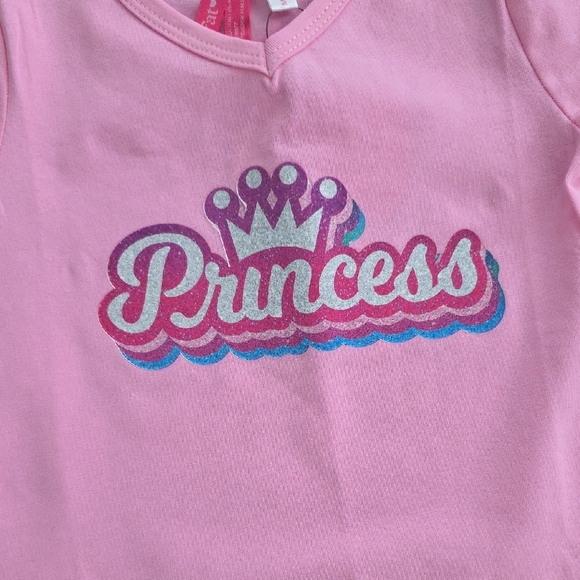 Pink Short Sleeve Tees with Graphic Design - Picture 3 of 3